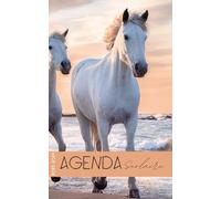 Agenda Scolaire Chevaux: Journalier | Daté | Petit format | Une page par jour | Photo Cheval Galop | Pour noter ses devoirs | Primaire Collège Lycée Étudiante | Fille Ado Girly | Équitation | A5 Rose