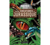 Agenda scolaire créatures du Jurassique 2025-2026