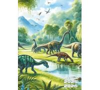 Agenda Scolaire: Dinosaure | Un jour Par page, Journalier | 12x17 cm, Format Standard | Organisateur, Planificateur Scolaire, Primaire, CP, CE1, CE2, ... Ado | T REX, Animaux, Reptile, Brachiosaure