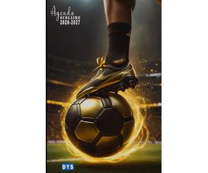 Agenda Scolaire DYS 2026-2027 FOOT: Adapté aux enfants présentant des troubles DYS et des difficultés d'organisation | Édition en couleurs | 2 jours par page | Primaire & Collège | Thème Football