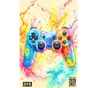 Agenda scolaire DYS 2026-2027: Pages claires et colorées | Primaire & Collège | Devoirs, leçons et rappels | Design Gamer