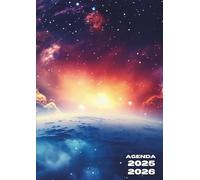 Agenda Scolaire: Espace, Galaxy, Galaxie | Un jour Par page, Journalier | 12x17 cm, Format Standard | Ecole, Primaire, CP, CE1, CE2, CM1, CM2, ... Garçon, Fille, Adolescent | Etoile, Planète