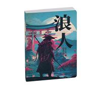Exacompta 1804157E - Agenda Forum Samouraï Ronin 12 x 17 cm Journalier Août 2025 à Juillet 2026 - Visuel Ronin