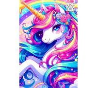 Agenda Scolaire Fille 2025/2026: Gérez votre temps avec efficacité et atteignez vos objectifs académiques en toute simplicité grâce à notre ... Thème licorne │ Élementaire, Collège, Lycée