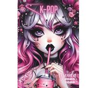 Agenda Scolaire Fille Manga: Anime & K-Pop | Journalier, Un Jour par Page | De Septembre à Juillet | 12x17 cm, Format Standard | Pour Collège, Lycée & Étudiantes | 280 Pages | Couverture Souple