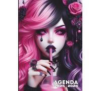 Agenda Scolaire Fille Manga: Anime & K-Pop | Journalier, Un Jour par Page | De Septembre à Juillet | 12x17 cm, Format Standard | Pour Collège, Lycée & Étudiantes | 280 Pages | Couverture Souple
