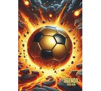Agenda scolaire FOOT: garçon, fille - Journalier 1 jour par page - 1 page par jour - De septembre à juillet - 12x17 cm, petit format - Pour élèves de ... - Fun pour enfant, ado fan de football