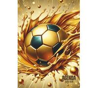 Agenda scolaire FOOT: garçon, fille - Journalier 1 jour par page - 1 page par jour - De septembre à juillet - 12x17 cm, petit format - Pour élèves de ... - Fun pour enfant, ado fan de football