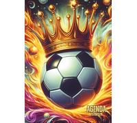 Agenda scolaire FOOT: garçon, fille - Journalier 1 jour par page - 1 page par jour - De septembre à juillet - 12x17 cm, petit format - Pour élèves de ... - Fun pour enfant, ado fan de football