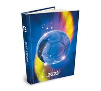 Agenda Scolaire - Football - Bleu - 2023/2024 - 1 Page Par Jour - Août 2023 À Août 2024