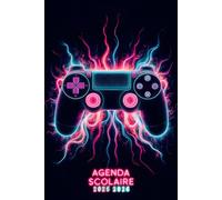 Agenda Scolaire Gamer: 2025 2026 Manette De Jeu Pour Garcon De Septembre À Juillet Pour Etudiant De Primaire, Collège, Lycée, Format A5
