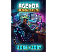 Agenda Scolaire Gamer 2026-2027: 2 Jours par Page - Format A5 - Primaire, Collège & Lycée - Citations & Quiz Gaming - CM1 CM2 6ème 5ème 4ème 3ème - Septembre 2026 à Juillet 2027