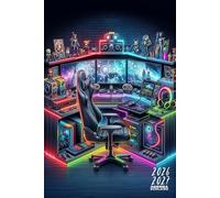 Agenda Scolaire gamer 2026 2027: Gérez votre temps avec efficacité et atteignez vos objectifs académiques en toute simplicité grâce à notre Planificateur Quotidien au format A5