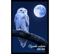 Agenda Scolaire Hibou Chouette: Format A5 Agenda Journalier Quotidien en Français | Fille Garçon College Lycee Etudiant Primaire