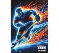 Agenda Scolaire Hockey: Journalier, une Page par Jour, De Septembre à Juillet | 12 x 17 cm | Pour Ecole Primaire Collège, Lycée, Université, Etudiant ... Fille, Adolescent, Hockey sur Glace, Sport