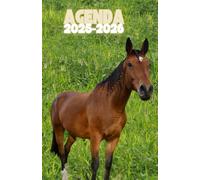 Agenda scolaire journalier 2025-2026-Thème animaux - Cheval - équitation (12.85x19.84 cm) 1 page pour 2 jours