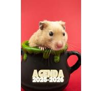 Agenda scolaire journalier 2025-2026-Thème animaux - Hamster (13.34x20.32 cm) 1 page par jour
