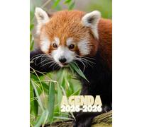 Agenda scolaire journalier 2025-2026-Thème animaux - Panda roux (12.85x19.84 cm) 1 page pour 2 jours