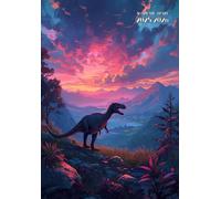 Agenda Scolaire Journalier a5: " Dinosaure " 1 Jour par Page en Français - Planificateur - Couverture Souple Petit Format Sans Spirale - Pour : Fille & Garcon - école Primaire, College et Lycee.