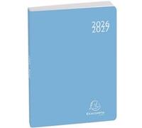 Exacompta Agenda Forum Color Soft Harmony – 12x17cm – Journalier Août 2026 à juillet 2027 – Bleu