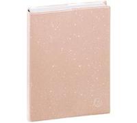 Agenda scolaire journalier Exacompta Collection Forum Eden Août 2026 à Juillet 2027 12 x 17 cm Rose poudré Rose poudré G