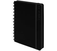 Exacompta 184271E Agenda journalier Forum Black & Color 12 x 17 cm Août 2025 à juillet 2026 Noir