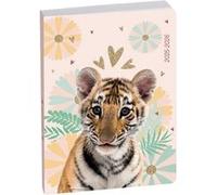 Agenda Scolaire - 2024/2025 - 1 Page Par Jour - Tigre - 12x17cm - Funny Pets
