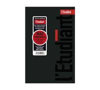 Agenda scolaire journalier l'Etudiant Bac Terminale Année 2025-2026 12 x 18 cm Noir
