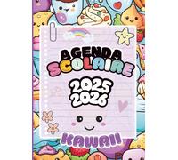 Agenda Scolaire KAWAII: 1 Page Par Jour | Étudiant, Lycée, Collège, Primaire, CP, CE1, CE2, CM1, CM2 Pour la Rentrée Scolaire | Pour Fille ou Garçon | ... Rose, Bleu | Format A5 | 1 Jour par Page