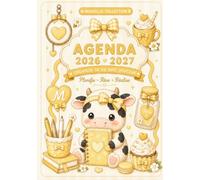 Agenda Scolaire Kawaii 2026-2027 - Vache Doree