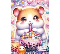 Agenda Scolaire: Kawaii Hamster Mignon Cute | Journalier, un Jour par Page | 12x17 cm Format Standard | Ecole Primaire CP CE1 CE2 CM1 CM2, Collège ... Pages | Couverture Souple | Pour Fille, Ado