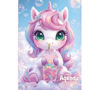 Agenda Scolaire: Licorne, Arc en Ciel, kawaii | Journalier, une Page Par Jour | 12x17 cm | Primaire, CP - CE1 - CE2 - CM1 - CM2, Collège | 280 Pages | Couverture Souple | Pour Filles