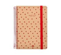 Agenda scolaire Liderpapel année 24-25 scolaire classique Smile 1 jour par page DIN A5