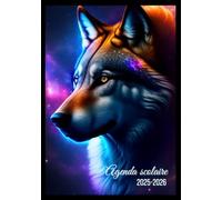 Agenda Scolaire Loup 2025 2026: Fille Garçon Collège Lycée Étudiant Primaire A5 Journalier en Français