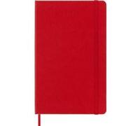 Moleskine - Agenda Hebdomadaire 18 Mois, Agenda Hebdomadaire 2022/2023, Carnet de Notes Hebdomadaire avec Couverture Rigide et Fermeture Élastique, Format de Poche 9 x 14 cm, Couleur Rouge Écarlate