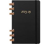 Agenda scolaire 2023-2024 12 mois Spirales Académique Noir