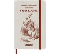 Agenda scolaire Moleskine 2023 Semainier Alice format de poche Orange Corail Orange Corail G