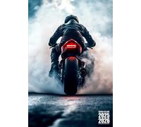 Agenda Scolaire Moto Noir Course Garcon: Souple Pratique avec Beaucoup d'espace pour noter de Septembre à Juillet pour Etudiant de Primaire, Collège, Lycé, CP, CE1, CM1 et CM2