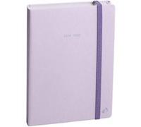 Agenda scolaire multilingue avec couverture rigide et fermeture élastique Quo Vadis Eurotextagenda Parme Collection Pastel Année 2025-2026 12 x 17 cm Pastel G