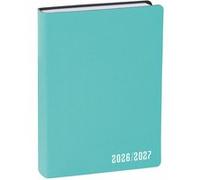 Quo Vadis - Agenda année scolaire - 2026-2027 - Eurotextagenda - Journalier - Multilingue - Galaxy - Vert - 12 mois de août à juillet - 12x17 cm - Papier Clairefontaine blanc - Fabrication française