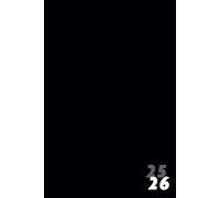 Agenda Scolaire: Noir | Planificateur Journalier | 2 Jours Par Page |de Septembre À Juillet | Pour Etudiant De Primaire, Collège, Lycé