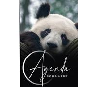 Agenda Scolaire Panda: Collège Fille, Garçon, 6ème 5ème 4ème 3ème | Primaire CE1, CE2 CM1, CM2 | Lycée | Une page par jour | Format A5 | Pour les devoirs | Mignon | Tout doux