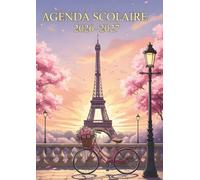 Agenda Scolaire Paris: Planificateur journalier inspiré de la ville lumière