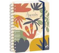 Quo Vadis - Agenda perpétuel - Spiralé - Semainier Horizontal - Français - Eterny - Multicolore - 15x21cm - Papier blanc - Fabrication française