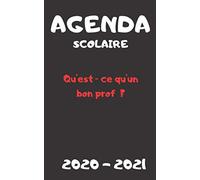 Agenda Scolaire - Rentrée Septembre 2020 / Blague De Prof / 1 Page Complète Par Jour Scolaire: Inclus : Répertoire, Suivi Des Notes, 2 Emplois De Temps, Vacances Scolaires Par Zone