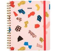 Erik - Agenda Semainier Abstract 2020 - Grand Format - 17 Mois - Anglais