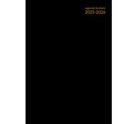 Agenda Scolaire Semainier A5 Horizontal: Noir - Petit Format En Francais - Sans Spirale - Simple Couverture Souple - Pour Les étudiant, Infirmiere, Et ... Primaire, College, Lycee, et Université.