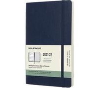 Agenda scolaire semainier Moleskine Couverture souple 2021-2022 Bleu Bleu G