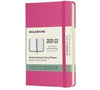 Agenda scolaire semainier Moleskine Pocket Couverture rigide 2021-2022 Rose Rose G