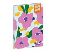 Agenda scolaire semainier Quo Vadis Collection Canopy Abstrait Septembre 2026 à Septembre 2027 10 x 15 cm